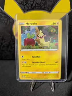 Morpeko COSMOS HOLO FOIL Black Star PROMO card SWSH031 Pokemon TCG 2020 - Image 1