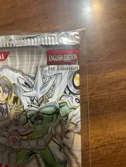 yugioh duelist pack aster phoenix 1st edition booster pack sealed and in sleeve - Image 2