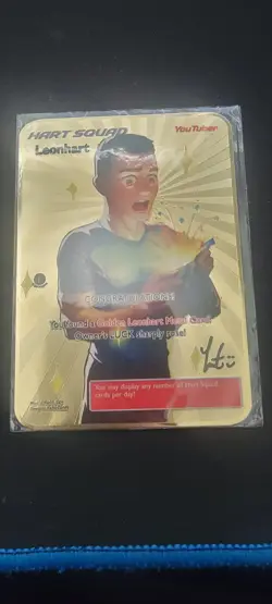 Leonhart Signed PSA Pokemon 1st Ed. Hypno Holo Fossil 8/62 + Hart Squad Goldcard - Image 3