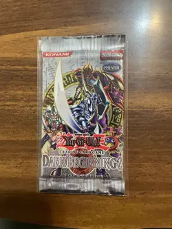 YUGIOH! Dark Beginning 2 essential Booster Pack DB2 2005 sealed and in sleeve - Image 1