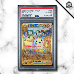 Pokemon Card Japanese - Pikachu Ex #136 - sv8 Super Electric Breaker - PSA 10 - Image 1