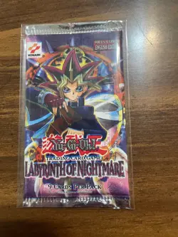 Yugioh LON Labyrinth of Nightmare unlimited Booster Pack 2003 SEALED/ IN SLEEVE - Image 1