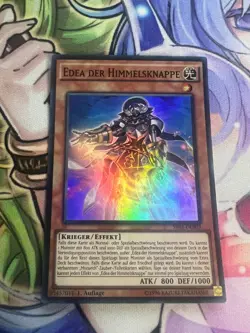 EDEA THE HEAVENLY SQUIRE GERMAN SUPER RARE SR01-EN003 DE003 NEAR MINT YUGIOH - Image 1