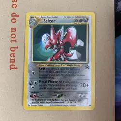 Scizor 33 Pokemon WOTC Black Star Promo - Near Mint NM (fast dispatch) - Image 2