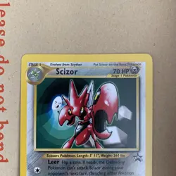 Scizor 33 Pokemon WOTC Black Star Promo - Near Mint NM (fast dispatch) - Image 3