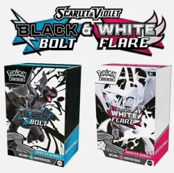 Pokemon Black Bolt and White Flare Booster Bundles Brand New 1x EACH IN-HAND - Image 1