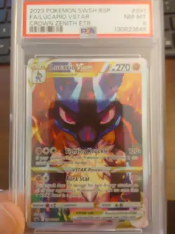 Pokemon 2023 Lucario VSTAR Crown Zenith SWSH291 PSA 8 - Image 1