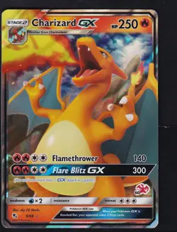 Charizard GX 9/68 Battle Academy Holo GX Rare Hidden Fates Pokemon Excellent - Image 1