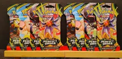 Pokemon TCG Perfect Order Lot Of 8 Sleeved Booster Packs 2 Full Sets ** NEW ** - Image 1