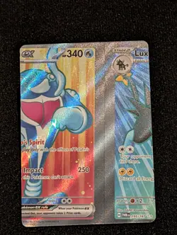 Palafin ex 193/167 - Luxray 195/167 - Twilight Masquerade - Miscut Error Pokemon - Image 1