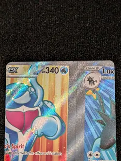 Palafin ex 193/167 - Luxray 195/167 - Twilight Masquerade - Miscut Error Pokemon - Image 3