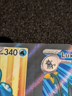 Palafin ex 193/167 - Luxray 195/167 - Twilight Masquerade - Miscut Error Pokemon - Image 5