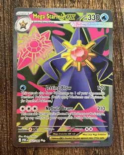Pokemon Mega Starmie EX 102/088 Perfect Order 2026 Ultra Rare Full Art - Image 1
