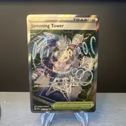 Pokemon Jamming Tower Sv10: Destined Rivals 243/182 Hyper Rare Holo Trainer - Image 1