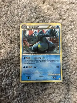 Pokemon TCG Feraligatr HeartGold SoulSilver 20/123 Holo Promo Rare LP To Nm🔥 - Image 1