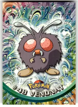 Topps 1999 Tv Animation Pokemon #48 Venonat - Image 1