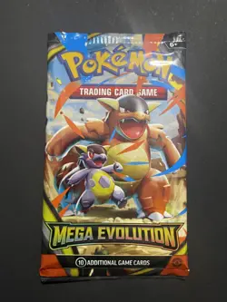 (VERY HEAVY) 22.78g Pokemon TCG Mega Evolution Booster Pack BRAND NEW SEALED - Image 2