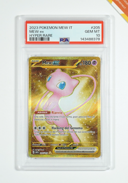 Pokemon PSA 10 Mew Ex #205 Full Art MEW IT 151 Hyper Rare 2023 Italiano - Image 1