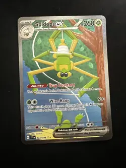 Spidops ex 243/198 SV01: Scarlet & Violet Base Set SIR Pokemon TCG Card NM - Image 3