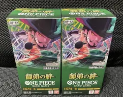 One Piece Card Game 12th Ed Master & Disciple Bonds 2 Boxes 48 Packs Used - Image 1