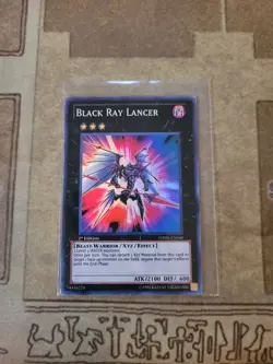 YUGIOH TCG BLACK RAY LANCER PHSW-EN040 SUPER 1ST EDITION LP - Image 1