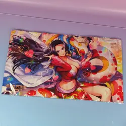 BOA HANCOCK ONE PIECE PLAYMAT 2024 2ND ANNIVERSARY GIFT BOX OVP SEALED CHINESE 2 - Image 1