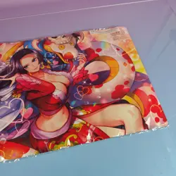 BOA HANCOCK ONE PIECE PLAYMAT 2024 2ND ANNIVERSARY GIFT BOX OVP SEALED CHINESE 2 - Image 3