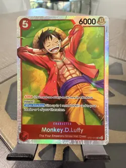Monkey.D.Luffy OP ST21-014 SR | One Piece TCG: EX Gear 5 English — Foil NM - Image 1