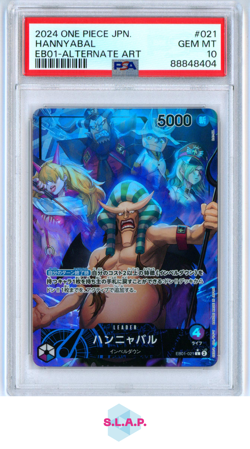 HANNYABAL ONE PIECE EB01-021 2023 MEMORIAL COLL EB01 LEADER JAP PSA 10 - Image 1