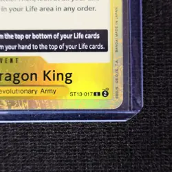 One Piece: Yellow English "Flame Dragon King" ST13-017 2C Counter/Trigger Event - Image 3