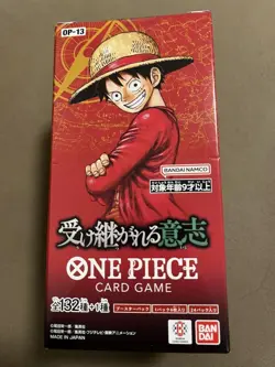One Piece Card Game Booster Box The Will of Tape Op-13 Sealed - Image 1