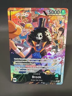 OP15-022 Brook Alt Art Leader Adventure on Kami’s Island One Piece TCG English - Image 1