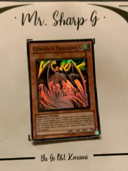 CORSESCA DRAGUNITA - HA04-IT044 ITALIAN Yu-Gi-Oh! CARD SUPER RARE HOLO KONAMI - Image 2