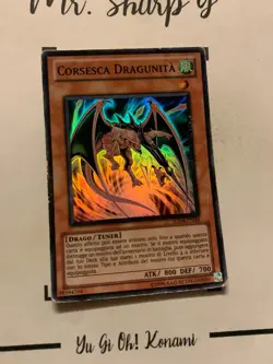 CORSESCA DRAGUNITA - HA04-IT044 ITALIAN Yu-Gi-Oh! CARD SUPER RARE HOLO KONAMI - Image 4