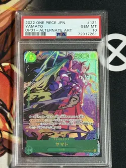 One Piece PSA10 Card Yamato PSA 10 Romance Dawn Collectible Trading Card - Image 1