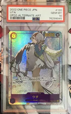 One Piece PSA10 Uta Secop02-120 Trading Card - Image 1