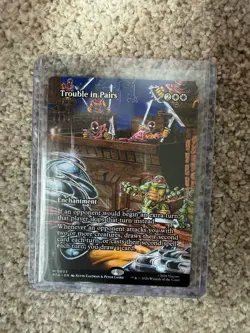 MTG: TMNT - Trouble in Pairs (Borderless) Regular M 0003 - Image 1