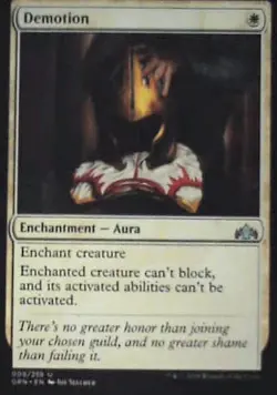 Demotion - Guilds of Ravnica: #9, Magic: The Gathering Nm C284 - Image 1