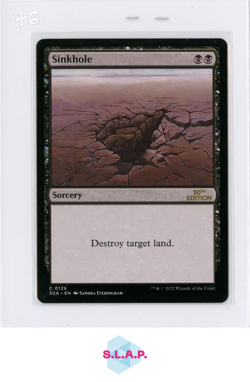 SINKHOLE WIZARDS OF THE COAST MTG C 0126 30TH ANN. EDITION ENGLISH - Image 1