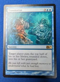 Traumatize, M11, Magic The Gathering, MTG - Image 1
