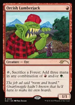 1 x Orcish Lumberjack (2025) - Secret Lair - NM-Mint - MTG - Image 1