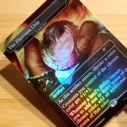 1x The Platinum Chip - Caged Sun, Foil - Fallout Secret Lair 2461, Magic MTG NM - Image 2