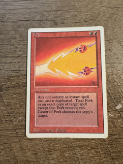 1x Fork Revised Edition MTG MP - Image 1