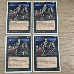 4x Drudge Skeletons MTG Fourth 4th Edition Magic Playset - Image 1