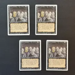 *** Scathe Zombies x4 Revised *** MtG Magic Gathering 1994 VINTAGE FAST SHIPPING - Image 1