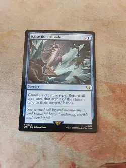 Raise The Palisade Commander The Lord Of The Rings MTG NM - Image 1