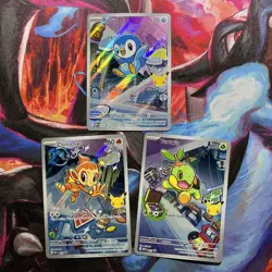 Pokemon TCG turtwig First Partner Illustration Rare 30th Anniversary - Image 1