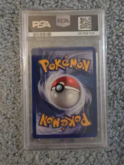 2002 POKEMON LEGENDARY COLLECTION #96 TENTACOOL-REVERSE FOIL HOLO PSA 8 - Image 2