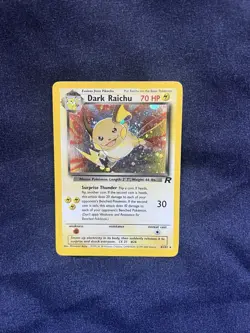 Pokemon TCG Dark Raichu 83/82 Holo Rare Unlimited WOTC Card - Image 1
