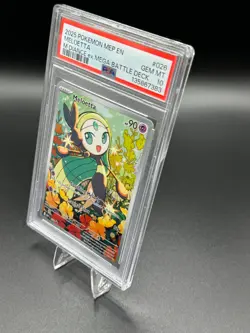 2025 Pokemon MEP Black Star Promos Meloetta PSA 10 Gem Mint Mega Battle Deck - Image 2